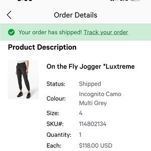 On the fly jogger lulu